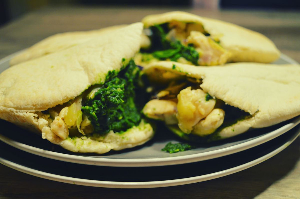 eiwitrijke power pita's