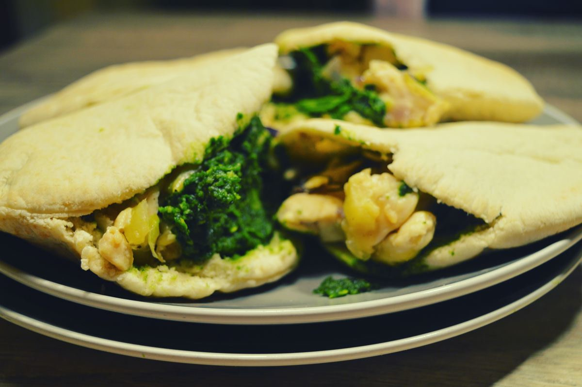 eiwitrijke power pita's