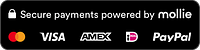 Secure payments powered by Mollie -- Cards, iDeal, PayPal__2x