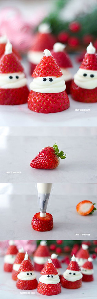 aarbei-kerstmannetjes