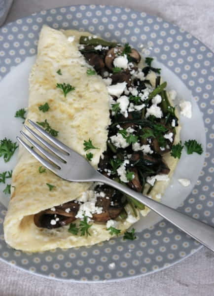 feta omelet