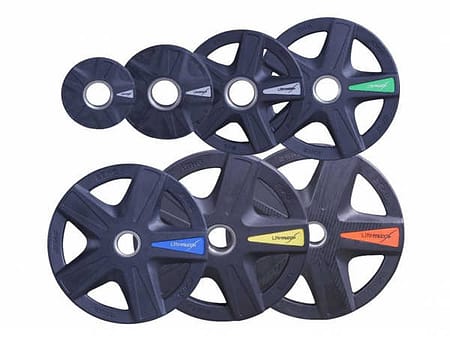 kleine fitness thuis barbell schijven