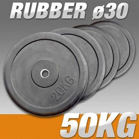 halter schijven 30 mm rubber home gym