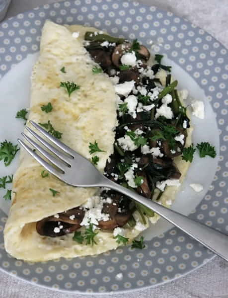 feta omelet
