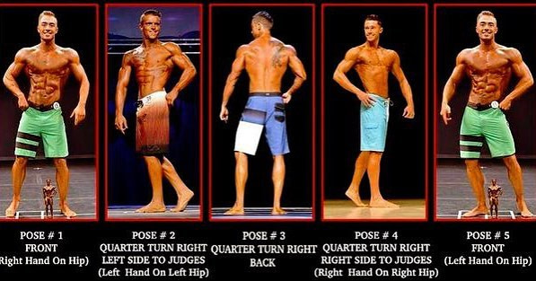 men's physique poseren