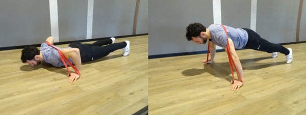 banded push ups
