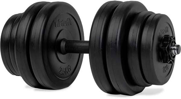 dumbbell thuisgym 15 kg