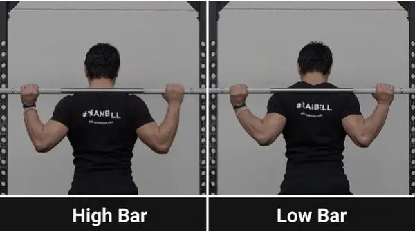 low bar squat
