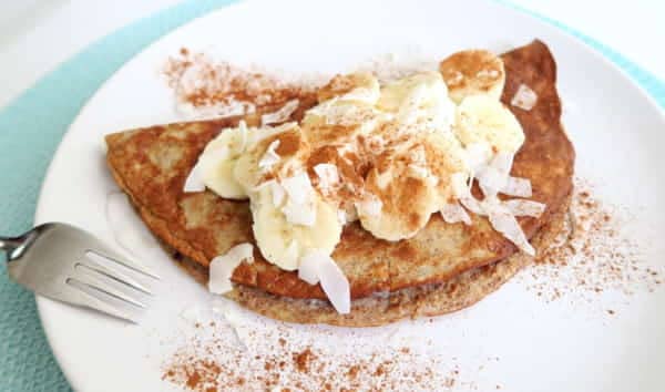 zoete omelet banaan kaneel