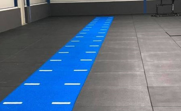 rubberen vloertegel 100x100x2 home gym