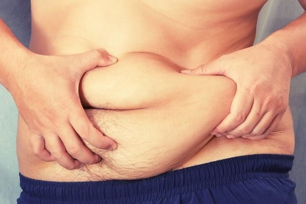 te hoog vetpercentage man