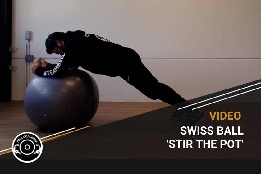 Swiss Ball ‘Stir the Pot’