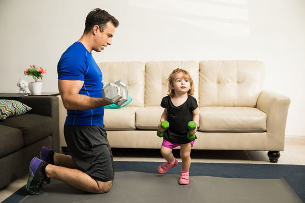 kind fitness oefeningen