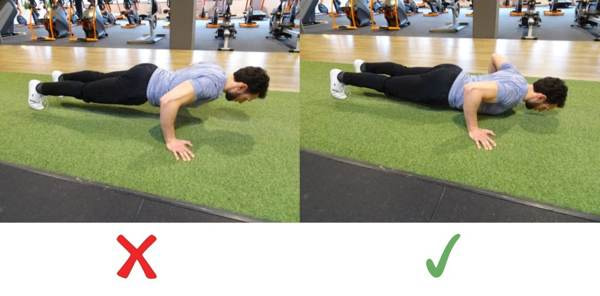 correcte push up
