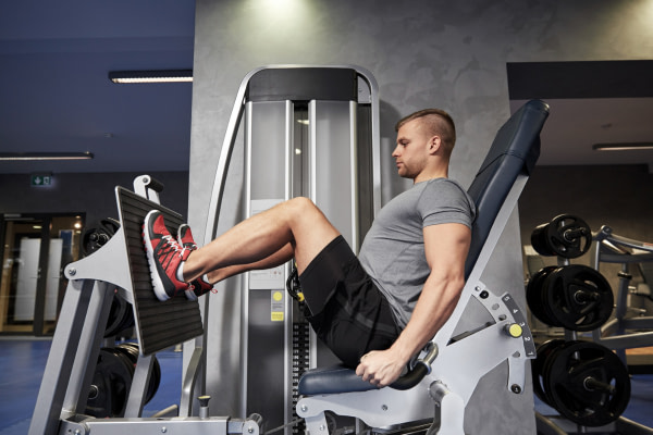 Leg press voor billen