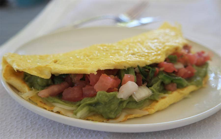 Mexican omelette