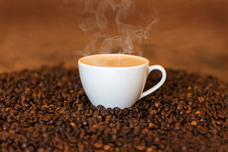 cafeine in koffie
